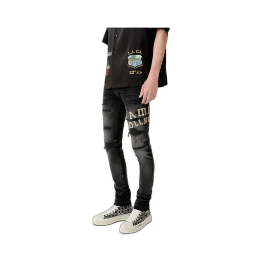 Distressed-Effect Skinny Jeans