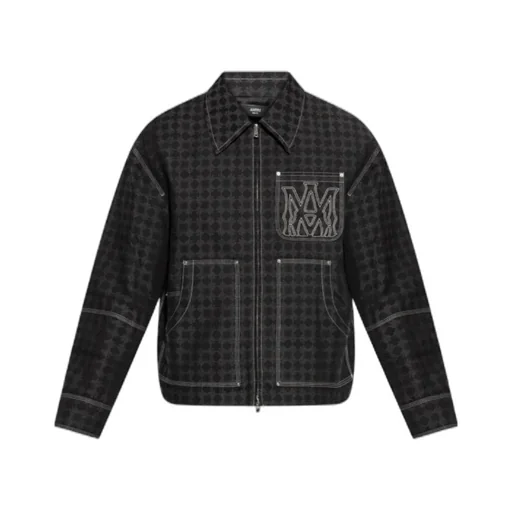 Printed Zip-Up Jacket