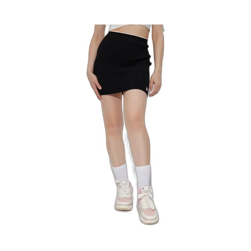 Ribbed Mini Skirt