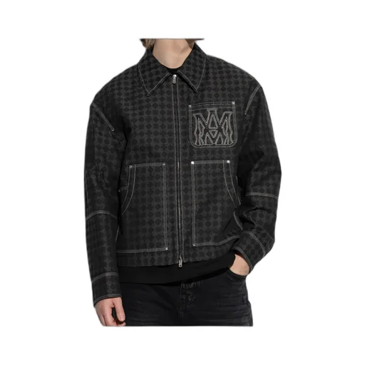 Printed Zip-Up Jacket