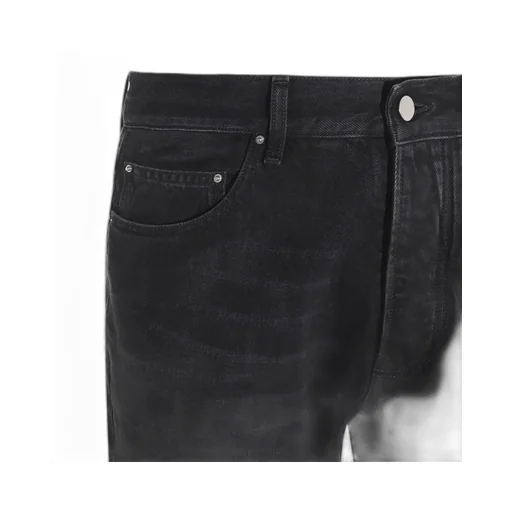 Washed Straight-Leg Jeans
