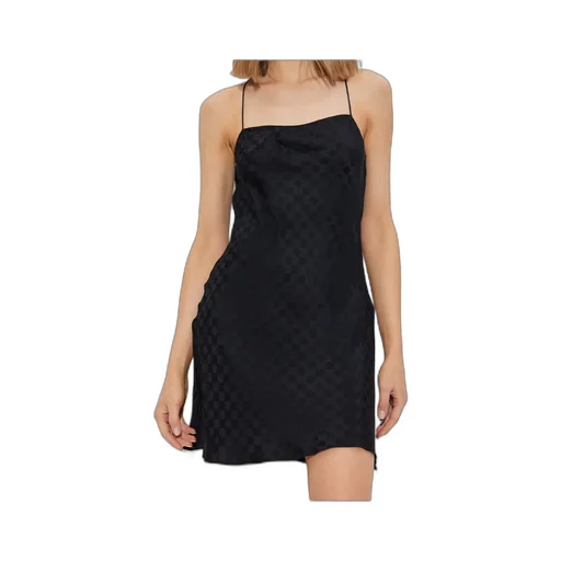 Monogram-Pattern Mini Dress
