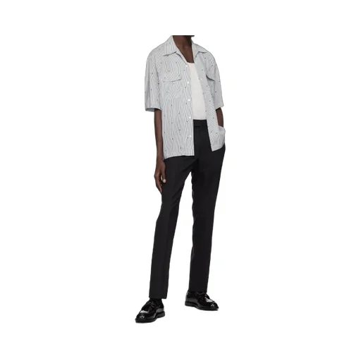 Lapel Short-Sleeved Shirt