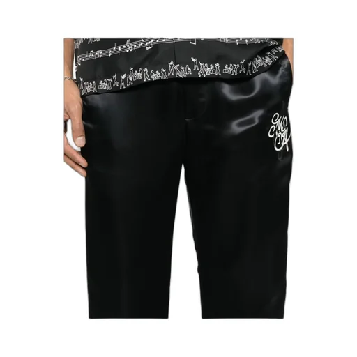 Ma Music Note Drawstring Track Trousers