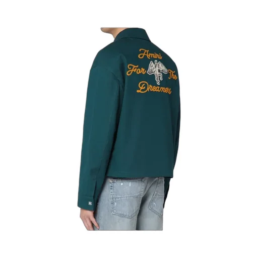 Logo Embroidered Zipped Jacket