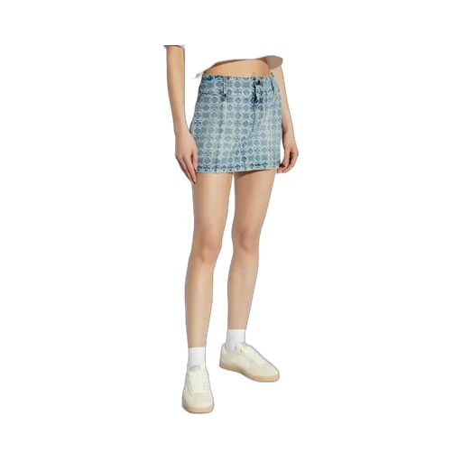 Denim Mini Skirt