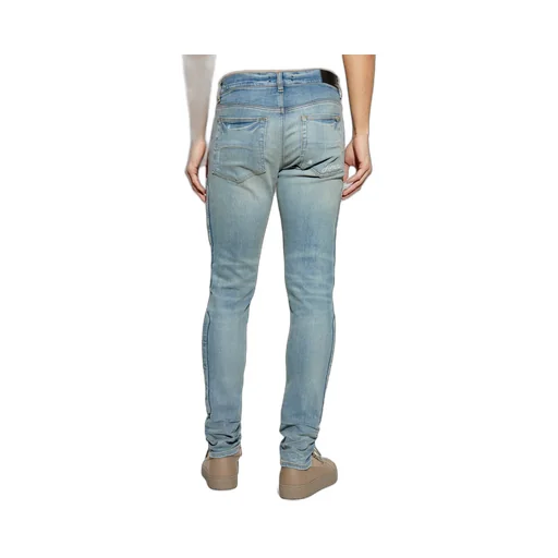 3D Bone Detailed Distressed Skinny Jeans