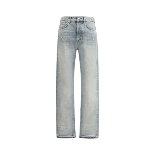 High Waist Straight Leg Jeans