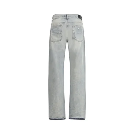 High Waist Straight Leg Jeans