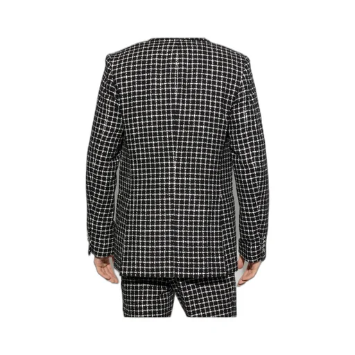Bouclé Double-Breasted Blazer