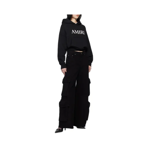 Logo Printed Long Sleeved Hoodie