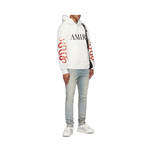 Snake-Print Hoodie