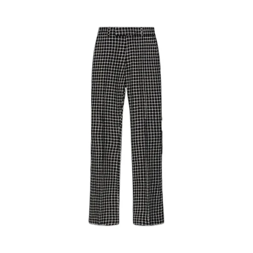 Bouclé Flared Trousers