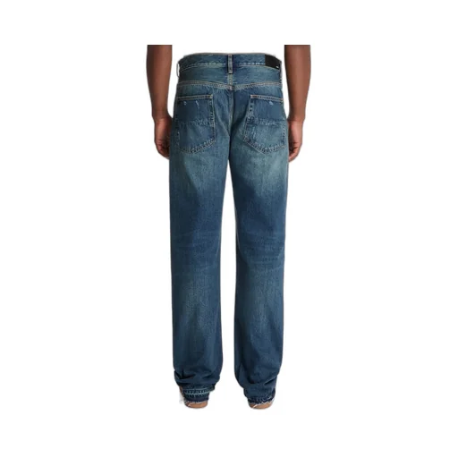High Waist Straight Leg Jeans