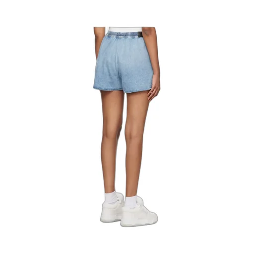 Drawstring Denim Shorts