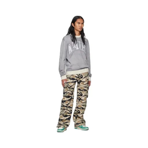 Pattern Work Casual Pants