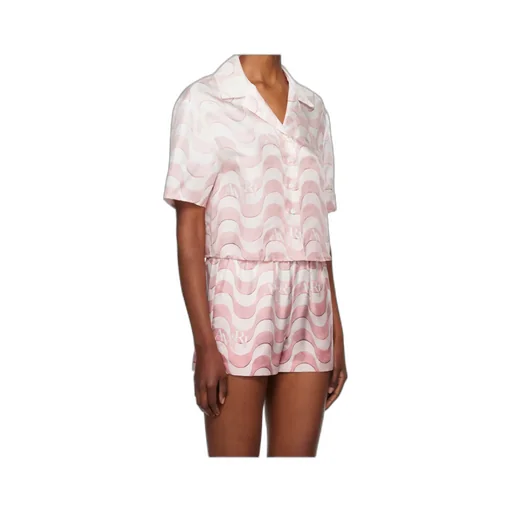 Staggered Button-Down Shirt