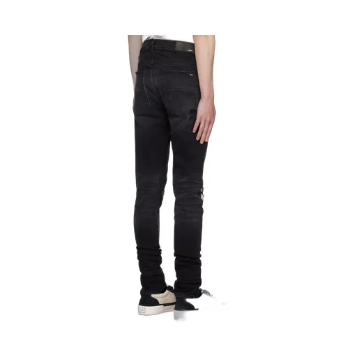 Ma Varsity Repair Faded Denim Pants