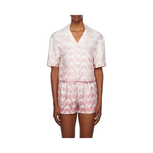 Staggered Button-Down Shirt