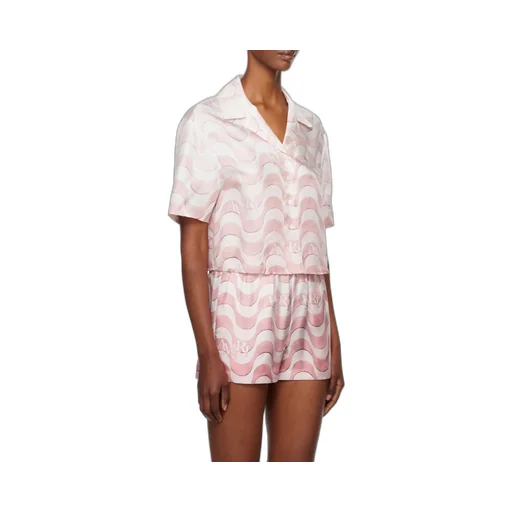 Staggered Button-Down Shirt