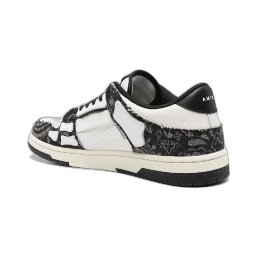 Bandana Skel Top Lace-Up Sneakers