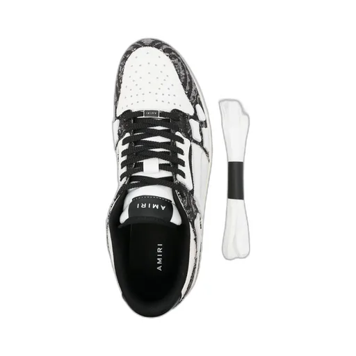 Bandana Skel Top Lace-Up Sneakers