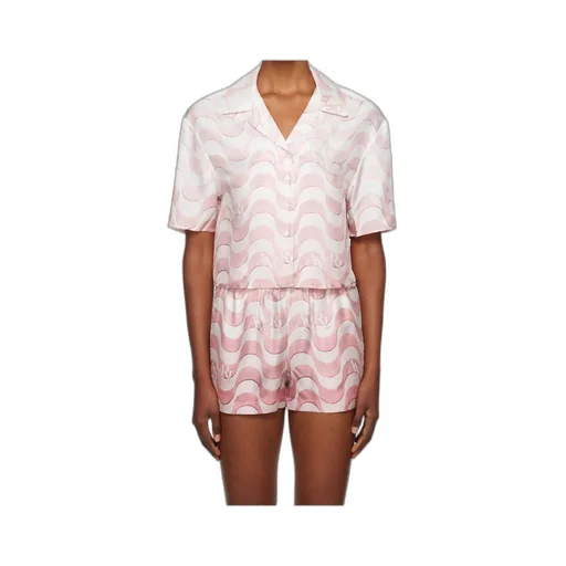 Staggered Button-Down Shirt