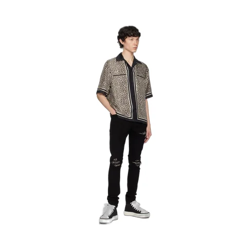 Leopard Print Mx1 Jeans