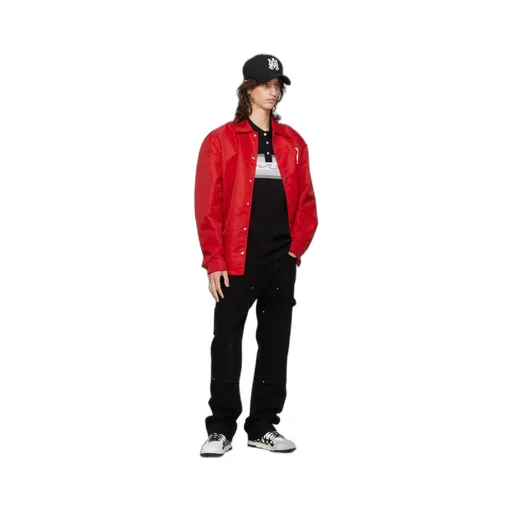 Logo Lapel Casual Jacket