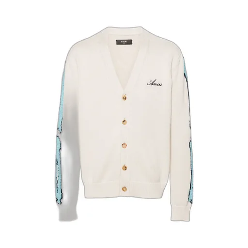 Bones Ribbed-Knit Cardigan