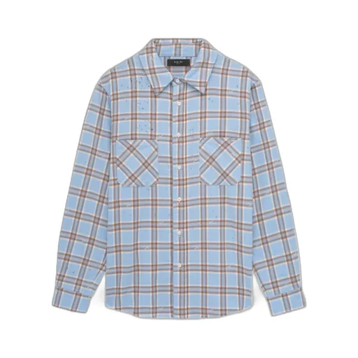 Shotgun Flannel Frayed Hem Shirt