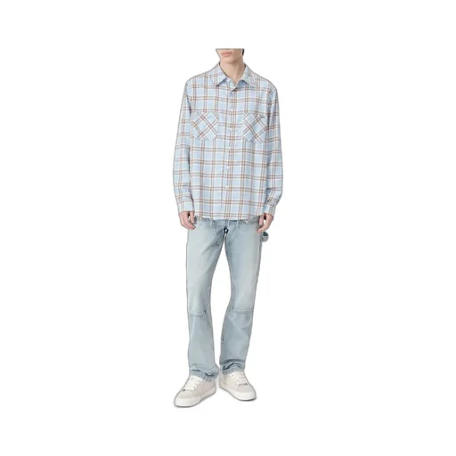 Shotgun Flannel Frayed Hem Shirt