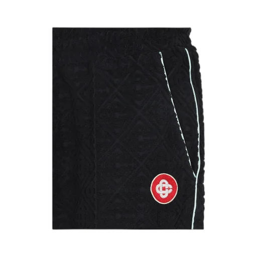 Logo Embroidered Flared Pants