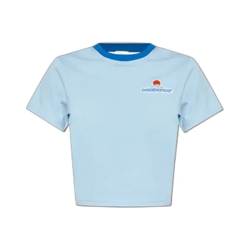 Logo Patch Cropped T-Shirt