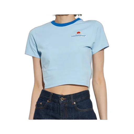 Logo Patch Cropped T-Shirt