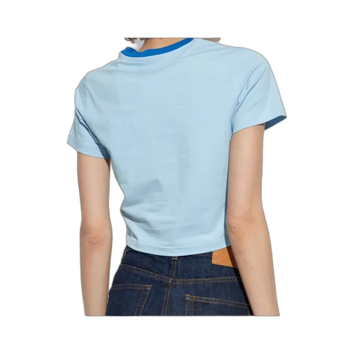 Logo Patch Cropped T-Shirt