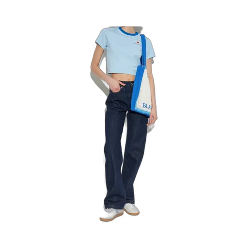 Logo Patch Cropped T-Shirt