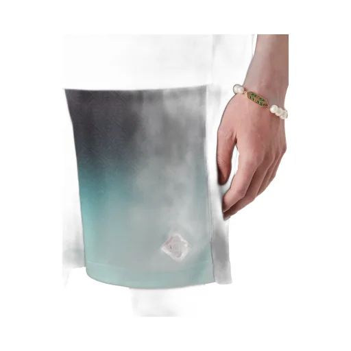 Gradient Panelled Shorts