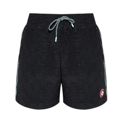 Logo Embroidered Towelling Shorts