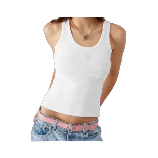 Ribbed Jersey Tank Top