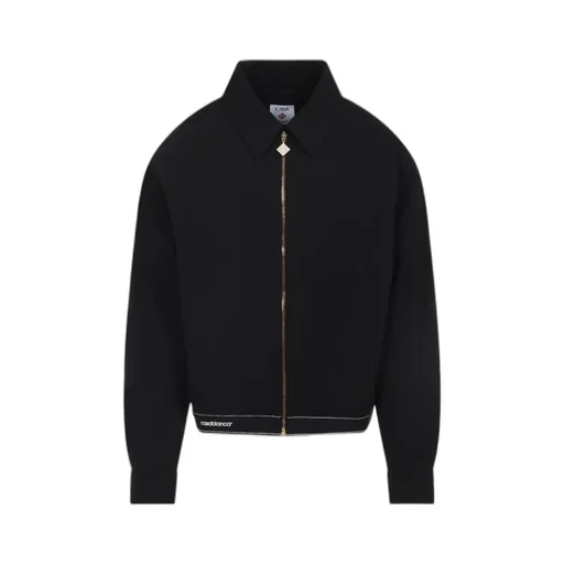 Logo Detailed Zip-Up Jacket