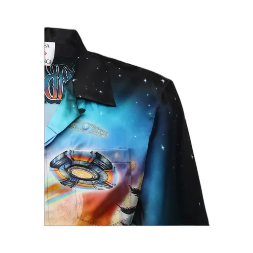 La PrÉMonition Short Sleeved Satin Shirt