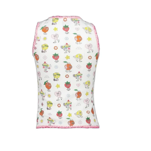 Lotus Leaf Pattern Cartoon Printed Vest