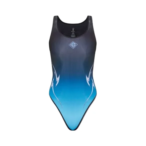 Logo Printed One-Piece Swimsuit