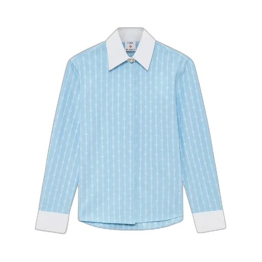 Pinstripe Long-Sleeved Shirt