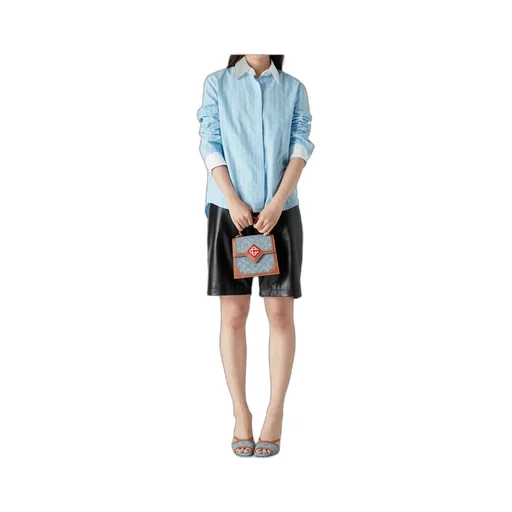 Pinstripe Long-Sleeved Shirt