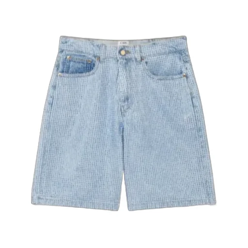 Crystal Embellished Denim Shorts