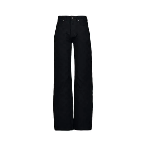Monogram-Print Jeans