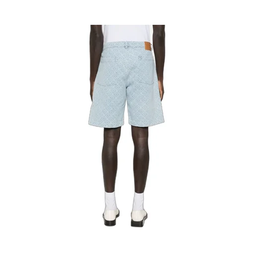 Logo Detail Jeans Shorts