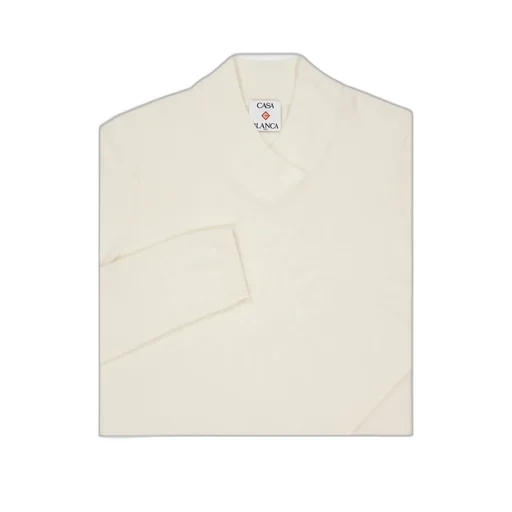 V-Neck Logo Detailed Jumper